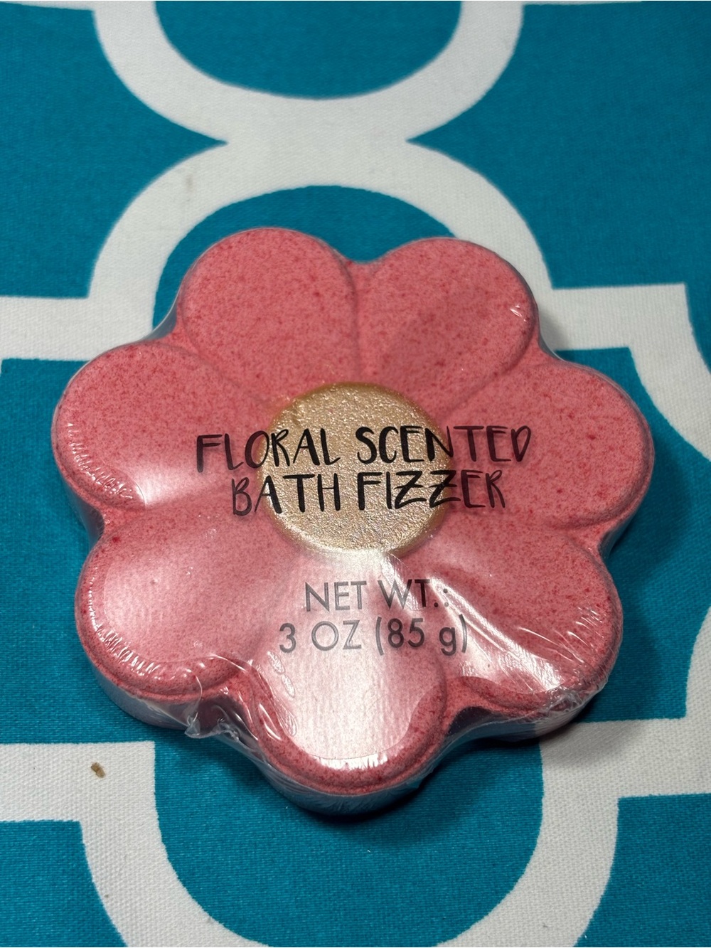 New Floral Scented Bath Fizzer - Pink Flower